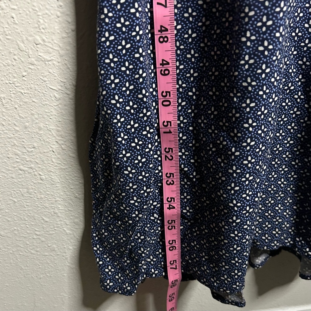Old Navy Navy Blue Printed Maxi Dress - Picture 13 of 13
